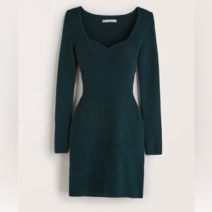 Abercrombie & Fitch Dark Teal Long Sleeve Dress